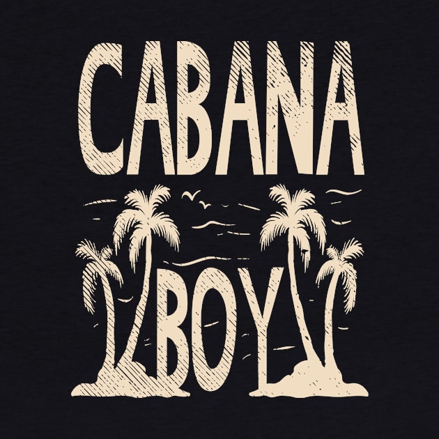 Pool Party Bartender: Cabana Boy Motif by Shirtjaeger